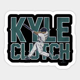 kyle clutch Sticker